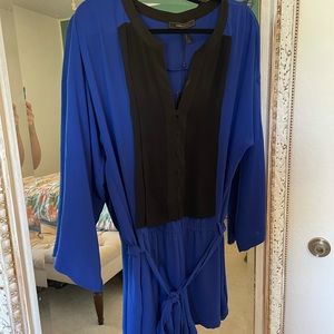 BCBG Royal Blue Romper
